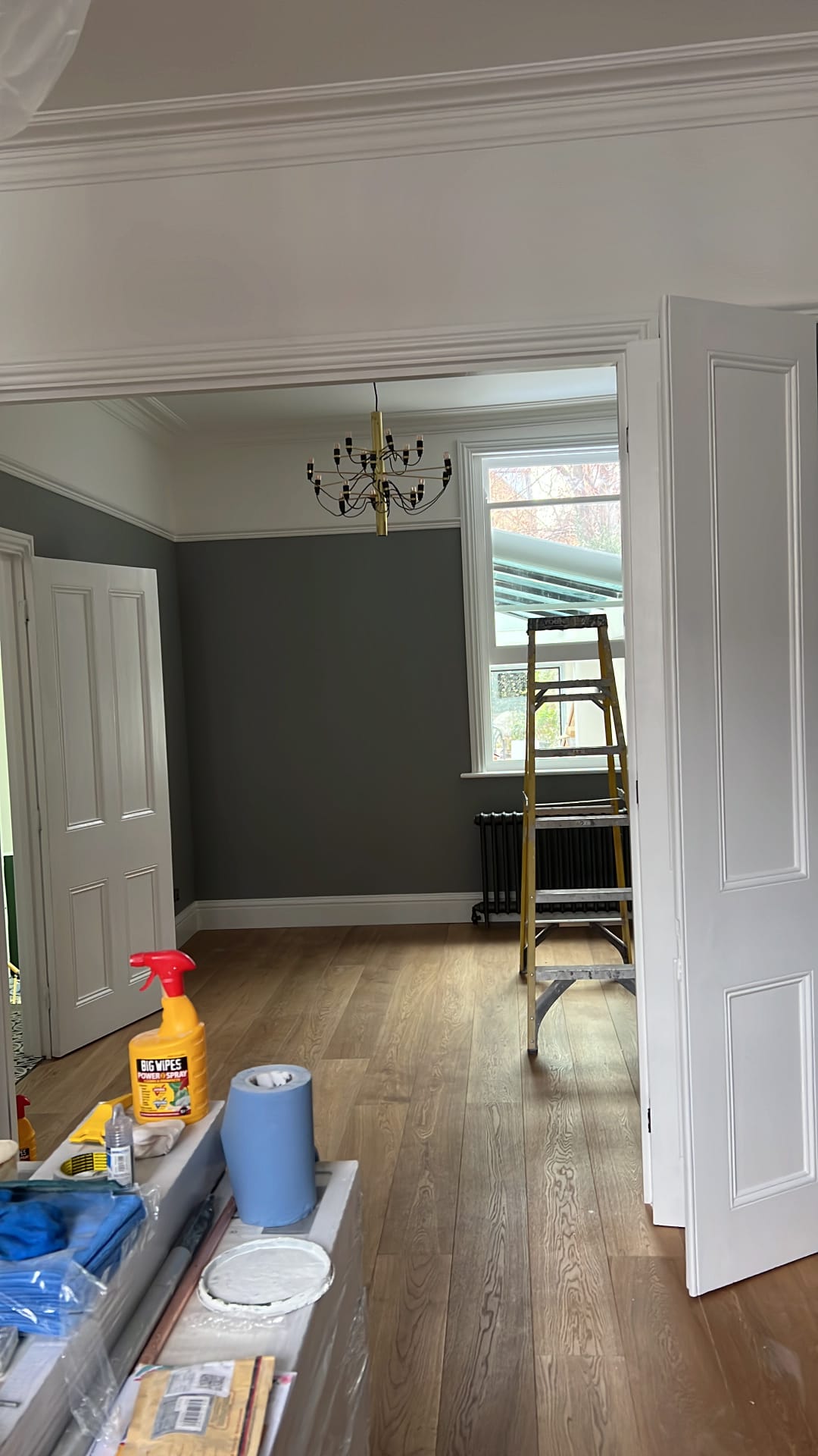 Victorian door restoration and painting project in London