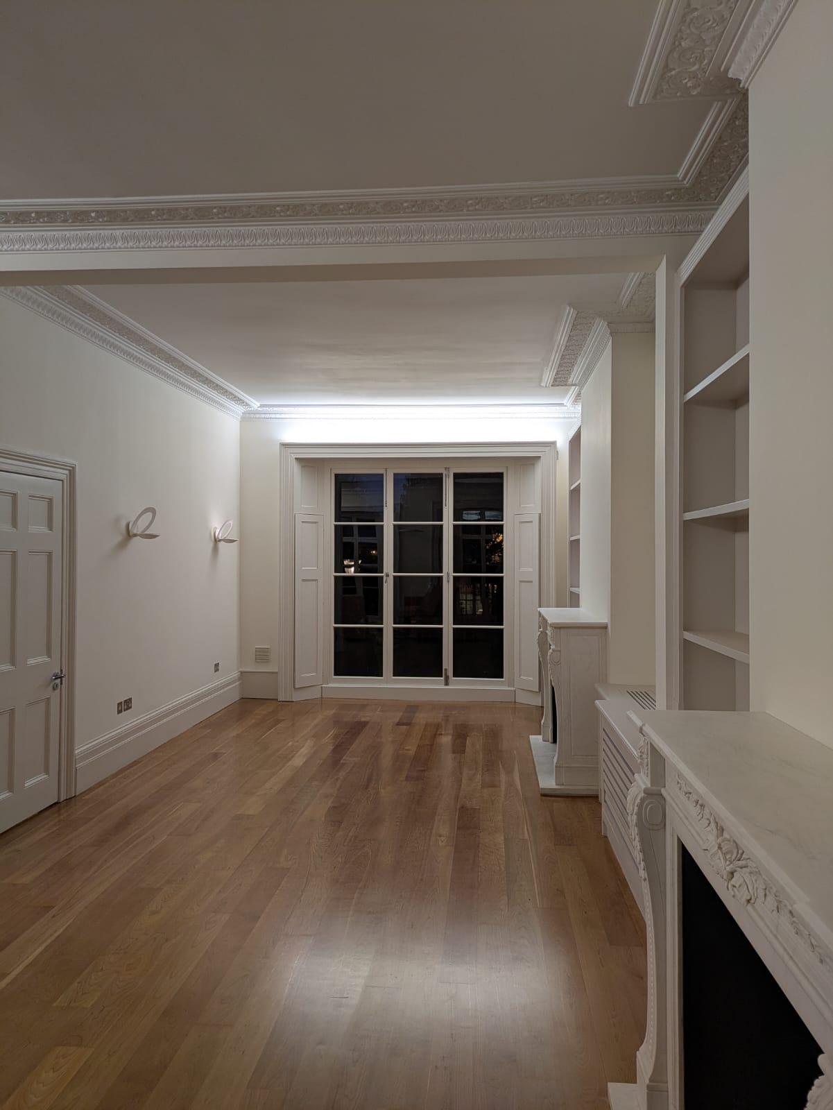 Professional painting and decorating in London flat